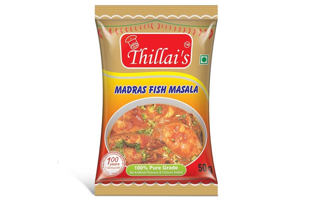 Thillai's Madras Fish Masala    Pack  50 grams